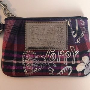 Coach Poppy Wristlet